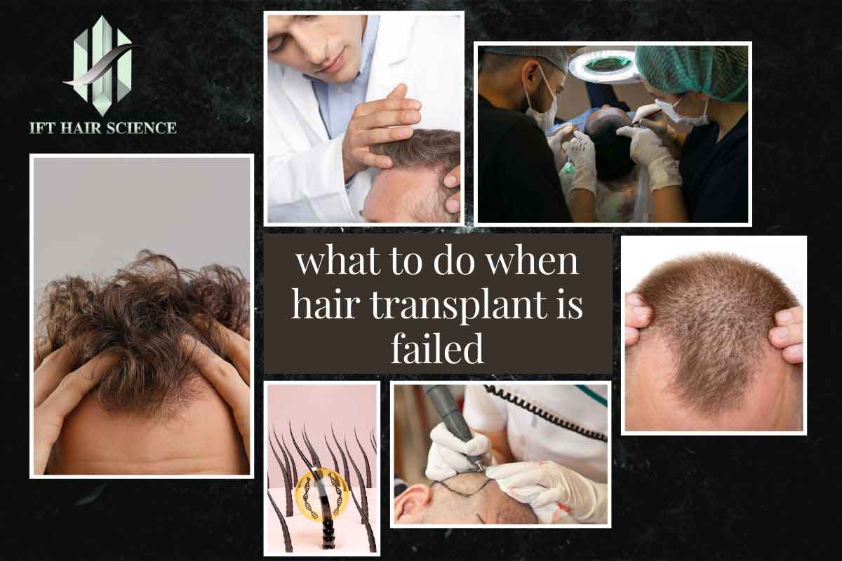 What to do when hair transplant is failed