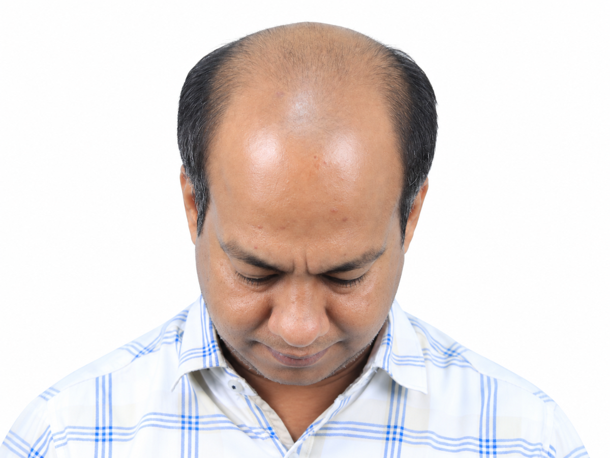 Hair transplant before result