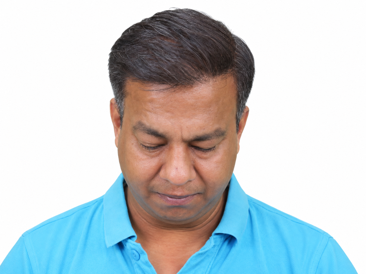 Hair transplant after result
