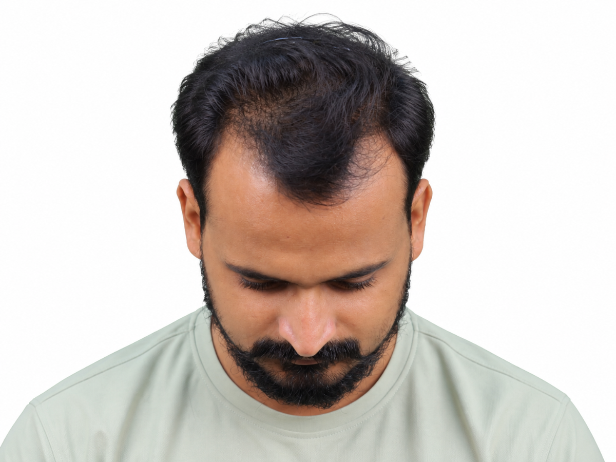 Hair transplant before result